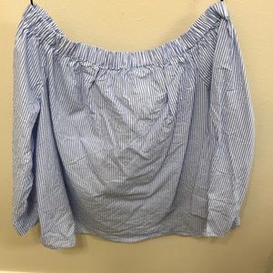 Off the shoulder blouse